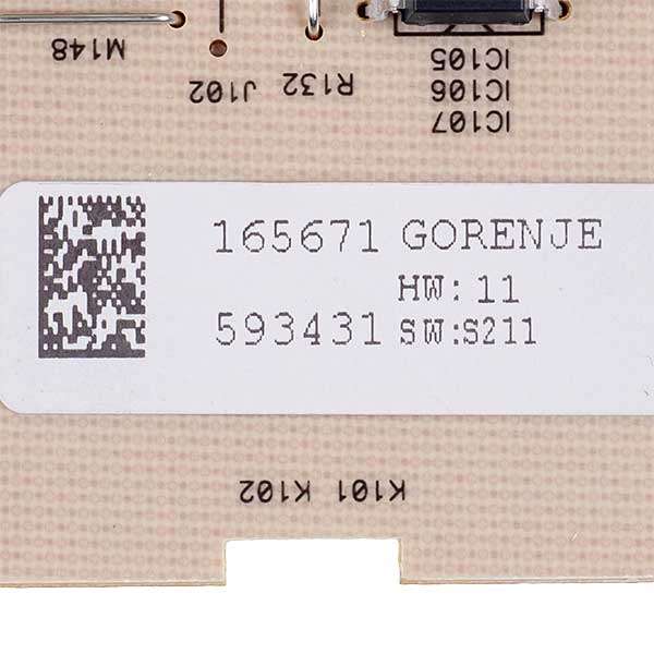 Gorenje Refrigerator PCB 165671