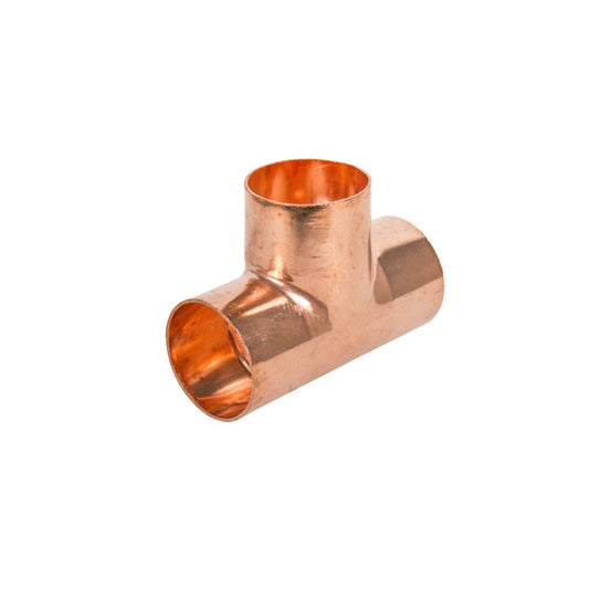 Copper Tee For Air Conditioner 3 x 2 1/8"