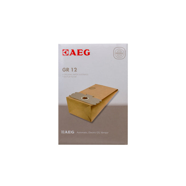 Dust Bag Set GR12 + Output Microfilter for Vacuum Cleaner AEG 8996689012533
