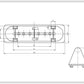 Electrolux 8118628026 Washing Machine Drum Paddle L=120mm