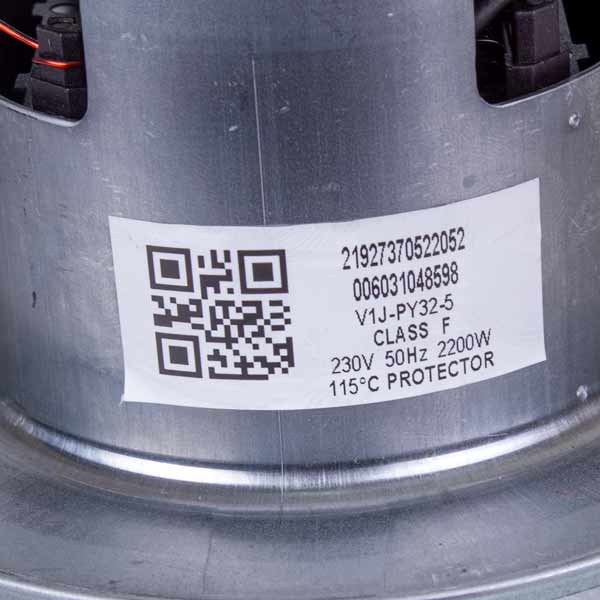 Electrolux 2192737050 Vacuum Cleaner Motor 2200W D=130/84mm H=31/120mm