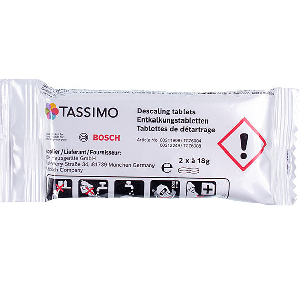 Descaling Tablets for Coffee Machine Bosch 00311909 TCZ6004 (4x18g)