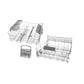 Bosch Dishwasher Basket Kit 00712900 (3 in Pack)