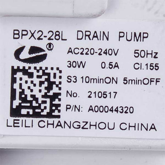 Electrolux Dishwasher Drain Pump 30W BPX2-28L 140000443022