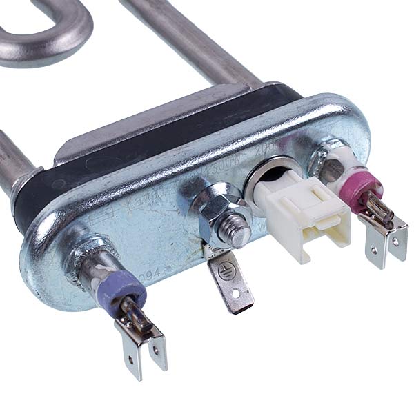 Heating Element for Washing Machine Compatible with Candy 41036768 TPD 160-LB-1300 Kawai L=160 mm 1300 W