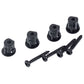 Kit of fasteners for tray rail holders for Electrolux ovens 4055218657