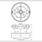Vacuum Cleaner Motor VC07W16QB Whicepart 1800W D=130/84mm H=30/105mm