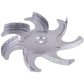 Fan impeller for oven Beko 217440103 (metal) D=180mm d aperture=6mm