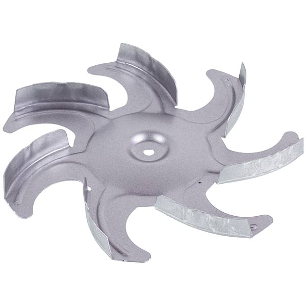 Fan impeller for oven Beko 217440103 (metal) D=180mm d aperture=6mm