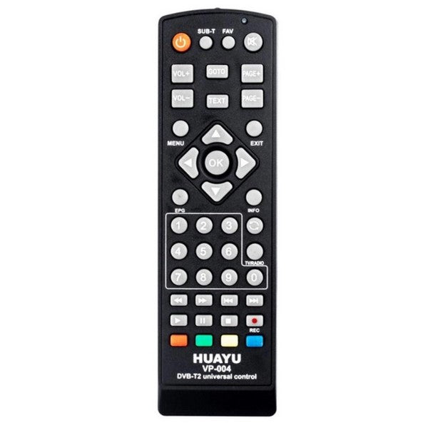 DVB-T2 Universal Remote Control Compatible with Huayu  RM-D1258 (VP-004)