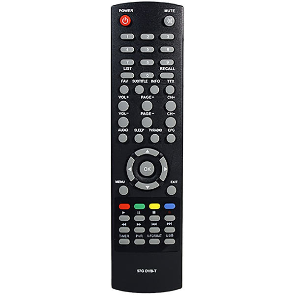 DVB-T2 Remote Control Compatible with GoldMaster 57G