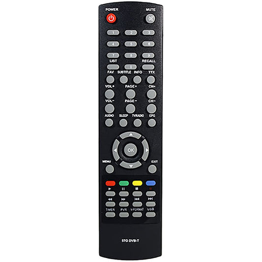 DVB-T2 Remote Control Compatible with GoldMaster 57G