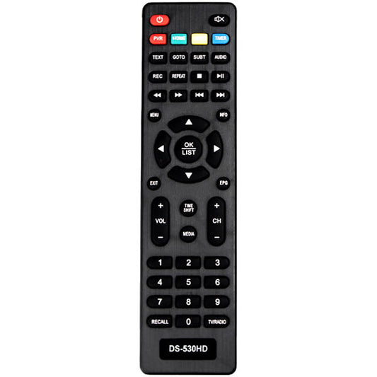 DVB-T2 Remote Control Compatible with Delta Systems DS-530HD