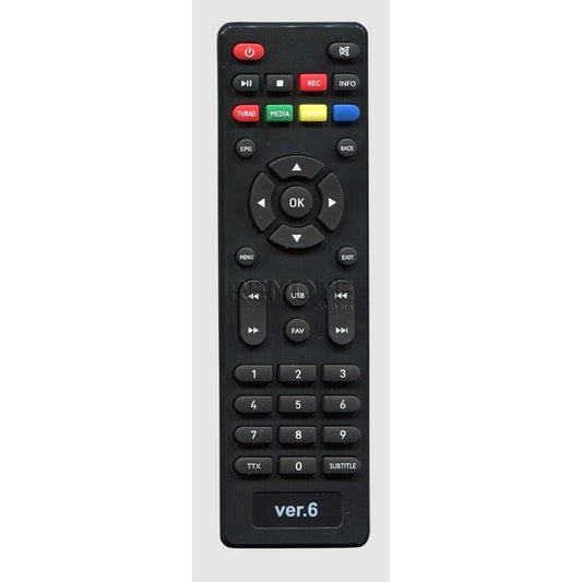 DVB-T2 Remote Control Compatible with Oriel