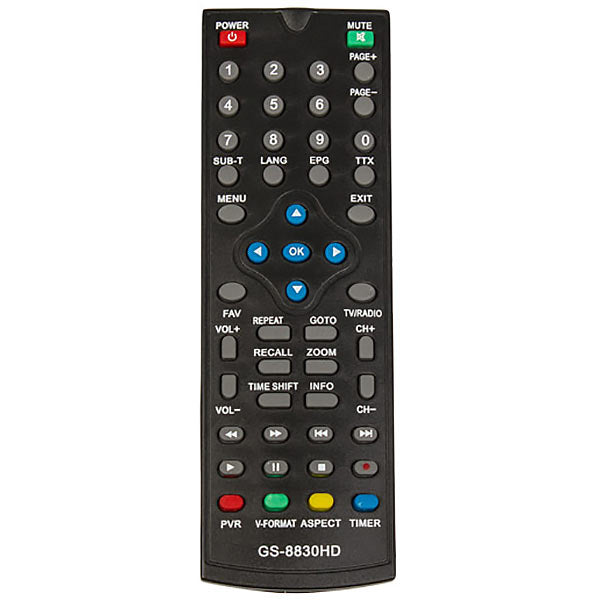 DVB-T2 Remote Control Compatible with Goldstar GS8830HD