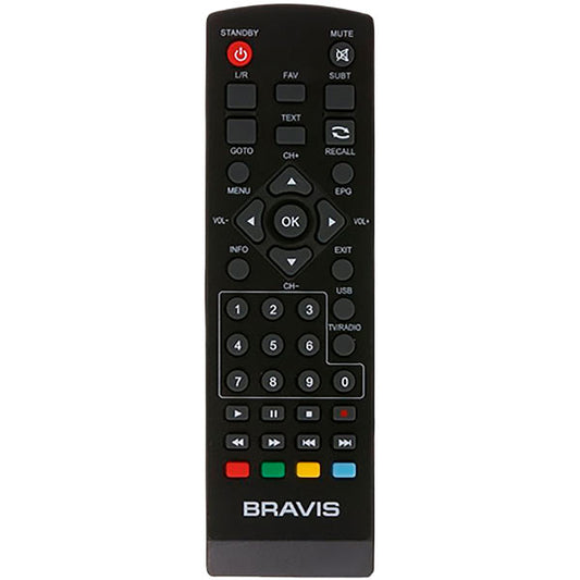 DVB-T2 Remote Control Compatible with Bravis STB-1108