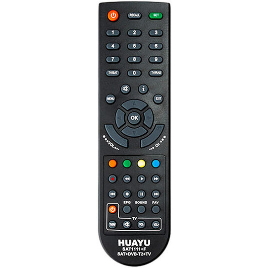 Huayu Universal SAT and DVB-T2 Remote Control RM-SAT1111+