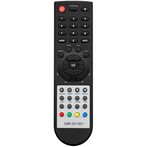 DVB-T2 Remote Control Compatible with MDI DBR-501