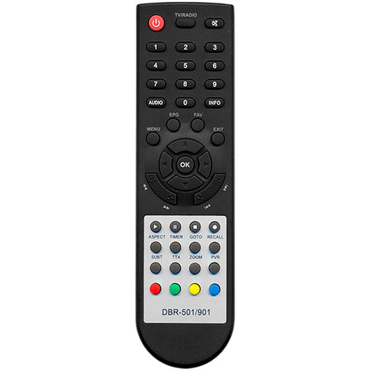 DVB-T2 Remote Control Compatible with MDI DBR-501