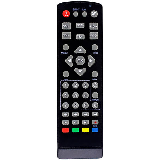 DVB-T2 Remote Control Compatible with Cadena HT-1110