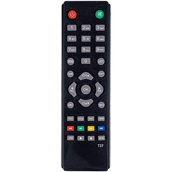 DVB-T2 Remote Control Compatible with World Vision T37