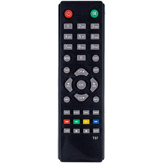 DVB-T2 Remote Control Compatible with World Vision T37