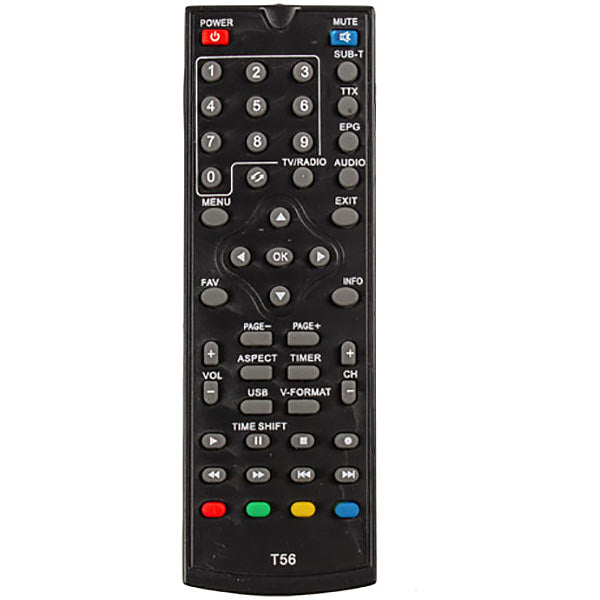 DVB-T2 Remote Control Compatible with World Vision T56