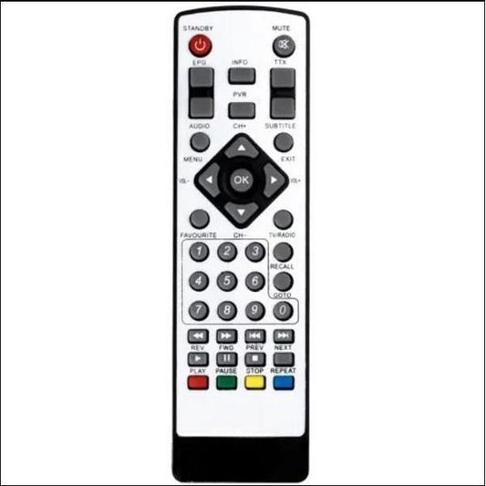 DVB-T2 Remote Control Compatible with Satcom T205 PVR FTA