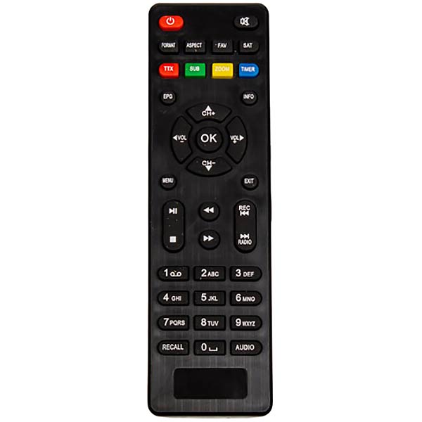 DVB-T2 Remote Control Compatible with Romsat T8005HD