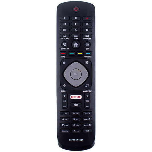 TV Remote Control Compatible with Philips 49PUT6101, 398GR08BEPHN11HL