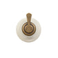 Cooker Knob Gorenje 483963 white/bronze