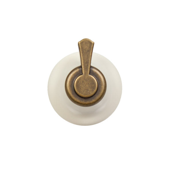 Cooker Knob Gorenje 483963 white/bronze