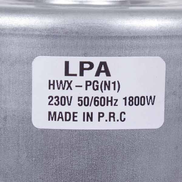 LPA Universal Vacuum Cleaner Motor 1800W LPA HWX-PG(N1)
