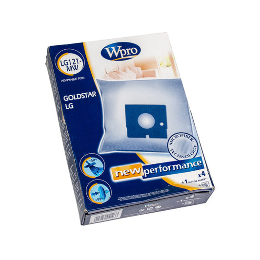 Wpro-Whirlpool Vacuum Cleaner Dust Bag Set (4 pcs) 480181700547