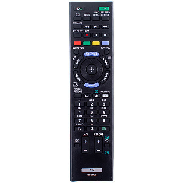 TV Remote Control Compatible with Sony RM-ED061