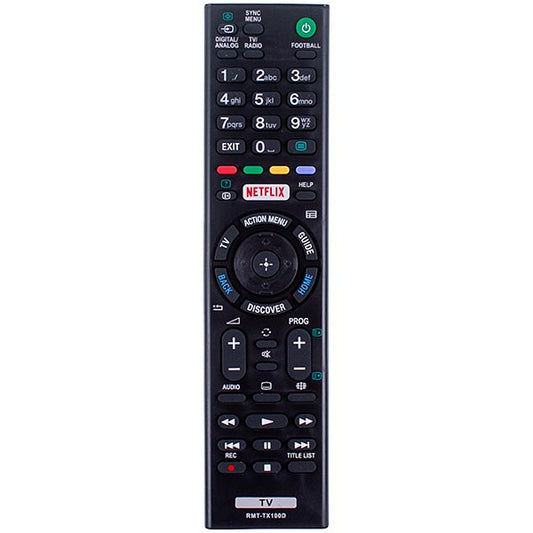 TV Remote Control Compatible with Sony RMT-TX100D