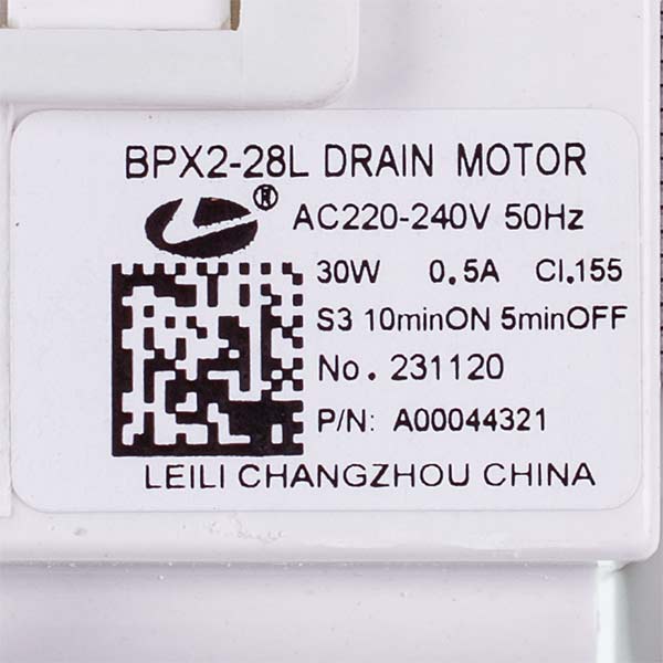 Electrolux Dishwasher Circulation Pump Motor BPX2-28L  140000443212