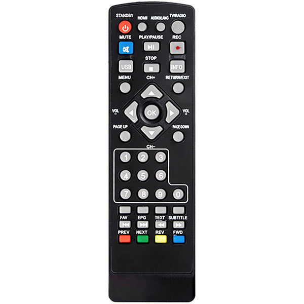 DVB-T2 Remote Control Compatible with Prowest PWR-2017