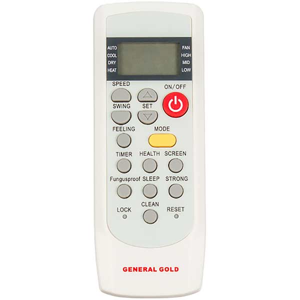 General Gold Ait Conditioner Remote Control YKR-I/001E
