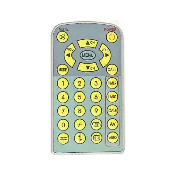 Orion DVD-Player Remote Control PLT-7051