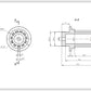 Meat Grinder Drive Coupling Compatible with Philips 996510049323 white