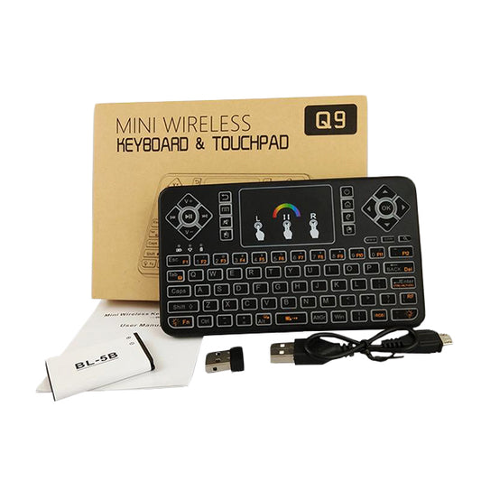 Air Mouse Remote Control For Android/Windows/Linux Keyboard Q9