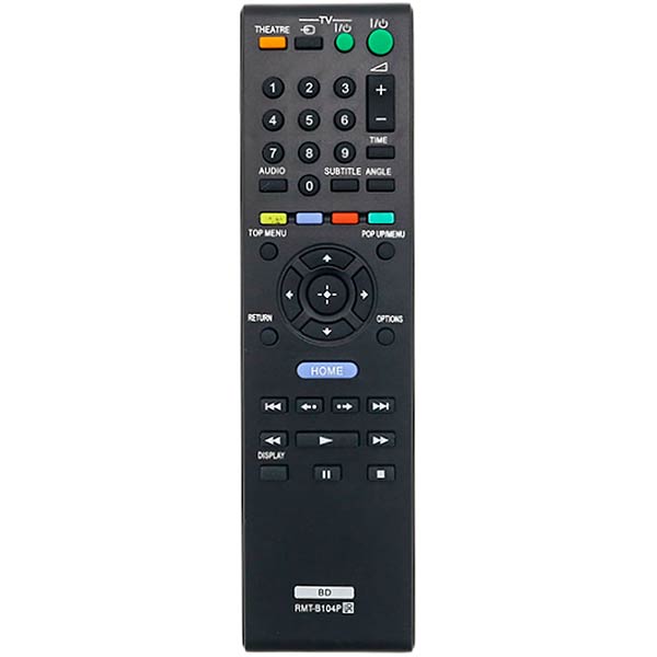 Blu-ray Player Remote Control Compatible with Sony RMT-B104P