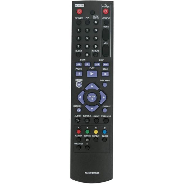 Blu-ray Player Remote Control Compatible with LG AKB72033902 HQ