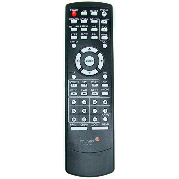 Muvid DVD-Player Remote Control DVD 190-1