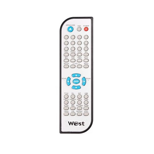 West DVD-Player Remote Control DVX5144HD