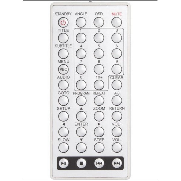 DVD-Player Remote Control Compatible with Super KR-19 COBY