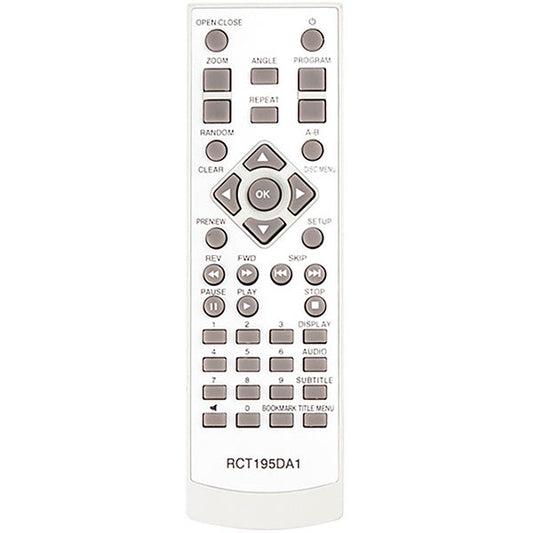 DVD-Player Remote Control Compatible with Thomson RCT195DA1 NOC