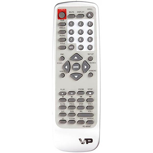 DVD-Player Remote Control Compatible with TCL DVD-8006