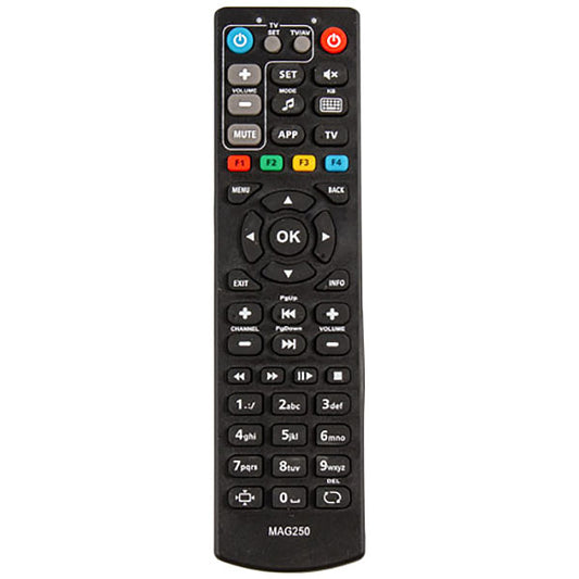 IPTV Remote Control Compatible with MAG MAG250 (Configured for TV)